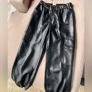 Aritzia leather sweatpants. VERY Flattering!!!